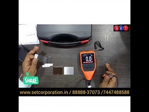 How To Use Coating Thickness Gauge_Dry Film Thickness Meter_DFT Meter_Paint Thickness Meter
