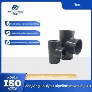 [Hot Item] High Quality PVC Plastic Pipe Fittings Tee Connector National Standard for Plumbing System