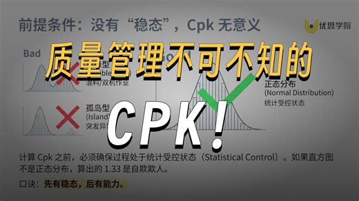 优思学院一次把 Cpk＞1.33 讲清楚：标准、误区与现实