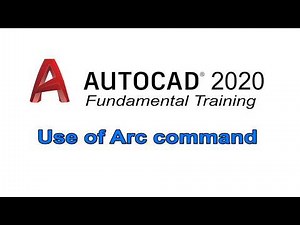 AutoCAD 2020 | Fundamental Training | How to use AutoCAD Arc Command | Tagalog