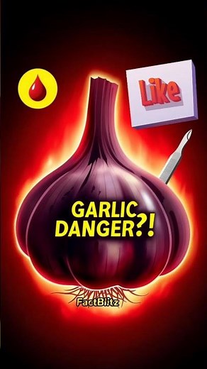 🧄 Garlic Can Thin Your Blood?! Shocking Fact You Didn’t Know! 😱