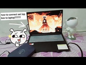 How to connect set top box to laptop|| Set top box ko laptop me kaise connect kare|| Jio fiber