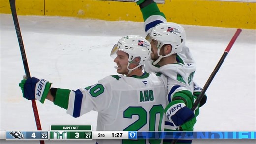 WHAT A COMEBACK 🐳 The Carolina Hurricanes score THREE TIMES in the final two minutes and win it 5-4! | NHL
