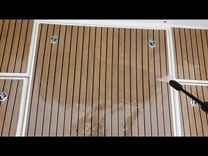 Cleaning flexiteak/Isiteek boat decking