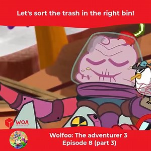 Wolfoo The adventurer 3 - Episode 8 (Part 3) - Let's sort the trash!