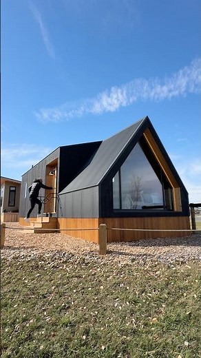 Touring a 400 square foot Prefab Tiny Home with a full window front! #hometour