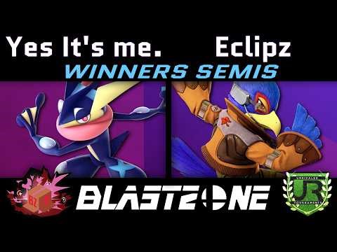 Yes It's me. (Greninja, Ness) vs Eclipz (Falco) Blast Zone 150 WINNERS SEMIS