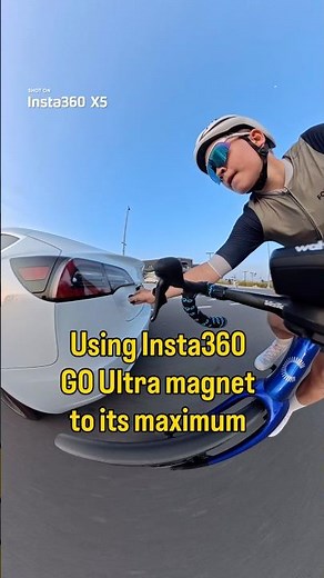 ‪@insta360‬ GO Ultra is just fun to use - use magnetic pendant or snap it to any metal surface