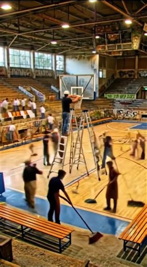 This Abandoned Basketball Arena Transformation is Insane