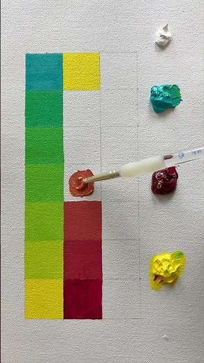 Printer Ink Color Palette #oilpaint #colormixing #cmyk