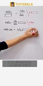 Finding the Denominator in 18b/? = 3b/2a #Math #Factorization #FactorizationAndAlgebraicFractions
