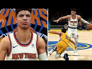 NBA 2K20 LaMelo Ball MyCAREER - Knicks Debut! LaMelo BREAKS Curry Ankles!