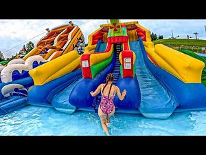 Inflatable Water Slide at Terma Bania