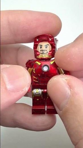 LEGO Iron Man Mark 7 Magnetic Iron Man Armor | Avengers: Doomsday Promo Lego Minifigure AW03 #Shorts