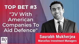 Marcellus Investment Managers' Saurabh Mukherjea thinks American defence giants will set up shop in India, leading to a big boost for the defence sector. Watch the full conversation: bit.ly/3T3TeYv | NDTV Profit | Facebook