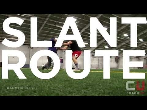 Football Tips: How To Run The Slant Route