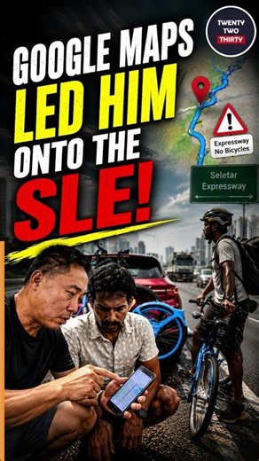 Google Maps Led His Bicycle Onto the SLE — Why? #Singapore #Cycling