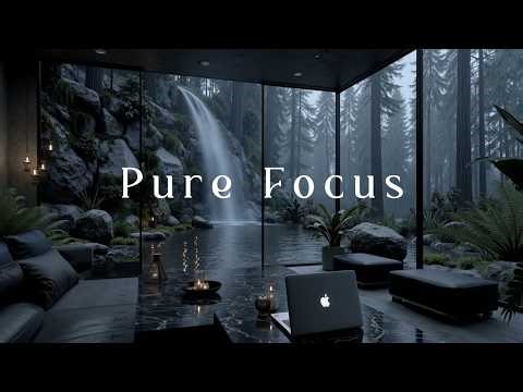 Deep Focus Music | Ambient Waterfall Sounds for Coding and Intense Deep Work Sessions Now