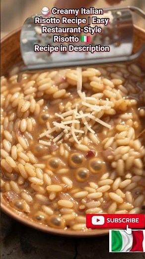 :🍚 Creamy Italian Risotto Recipe | Easy Restaurant-Style Risotto 🇮🇹