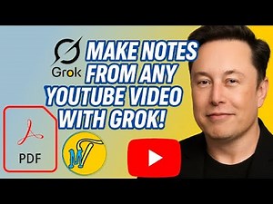 YOUTUBE VIDEO TO PDF || How to take Notes from Any YouTube Video using AI