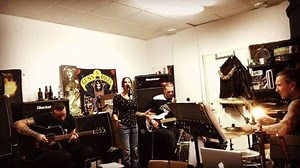 1.9K views · 140 reactions | For tonight’s rehearsal we played a tune with the devil. Can you name the legendary songwriter of this devilish song? | Liv Sin | Facebook