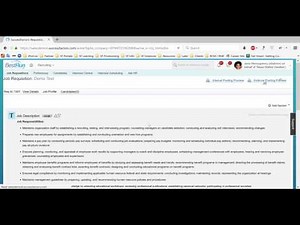 Create Requisition - Recruiting Management in SuccessFactors Part 1