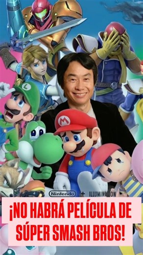 There will be no Super Smash Bros. movie. #supermario #supersmashbros #nintendo #movie #videogame...