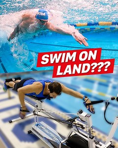 Have you ever gone swimming...on LAND? 👀 Maximize strength, practice technique, and swim better with the Kayak Pro SwimFast Ergometer ➡️ https://kayakpro.com/myswimpro/ #sponsored | MySwimPro
