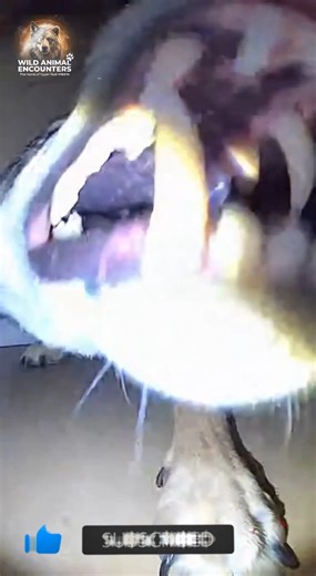 POV: You hear a noise downstairs, and then realize it's trying to get into YOUR house. The sheer audacity! My heart was racing. What would you do if this happened at your place? #wildlife #WildAnimalEncounters #Coyote #HomeInvasion #SecurityCam #USA | Wild Animal Encounters