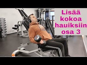 Hauiskääntö istuen käsipainoilla - hyvä lisäliike hauiksille, sopii hyvin ranteille.