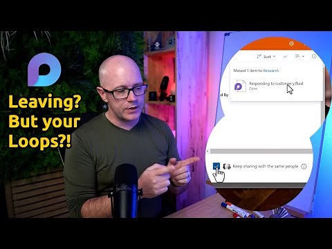 What happens to a Microsoft Loop when the owner leaves the org?