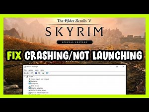 How to FIX The Elder Scrolls V: Skyrim Special Edition Crashing / Not Launching!