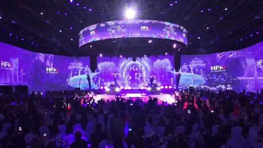 HFM GALA The Rise 📍Projection Mapping 360 📍VDO 29,887 x 1,694 Pixel ⚡️ Panasonic Projector 35K = 15 Unit 🙏Thanks Oneball Organizer 🙏Thanks HFM 🙏Thank Boy Inca (SMPTE)👍 ♥️Thanks My Team👍 #InfinityMultimediaStreaming #ฉายทุกอย่างที่ขวางหน้า #PanasonicProjector #ProjectionMapping #Resolume #HFM #OneballOrganizer #HFM #HFMThailand #HFM_GALA #GalaTheRise #TheRise #HFMGala2026 | Jeab Infinity
