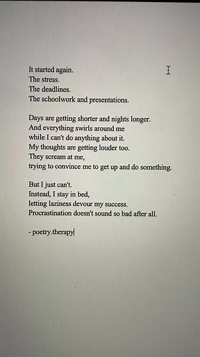 Why can’t i get anything done? #poem#sad#school#stress#laziness#procrastination#stayinginbed#dissapointment