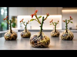 Roots Grow Crazy! A Little-Known Secret To Rose Propagation!