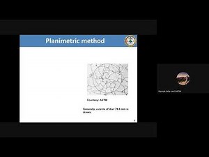 grain size determination: Intercept and planimetric methods