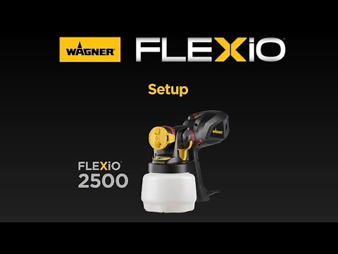 Wagner FLEXiO 2500 Paint Sprayer Setup