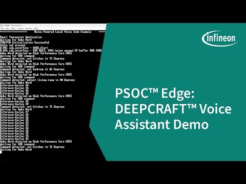 PSOC™ Edge: DEEPCRAFT™ Voice Assistant Demo