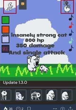 Everything new in the battle cats sandbox game! 1.2.0 (Castle make and play)