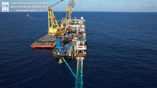 Transportation and Installation of Infield Pipeline for Thien Nga - Hai Au Development Phase 1 - 2025 --------------------------------------------------- 📍 Thien Nam Offshore Services Joint Stock Company (TOS) 🏘 Address: No. 59, 30/4 Street, Rach Dua Ward, Ho Chi Minh City 📞 Tel: (0254) 3595 716 | 📠 Fax: (0254) 3 560 881 | Thien Nam Offshore Services JSC