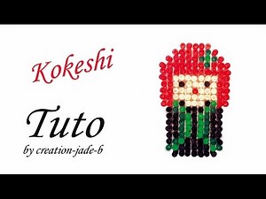 Tuto perles à repasser (Hama) - Kokeshi !