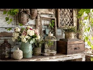 Thrift to Chic | Stunning Shabby Wall Décor from Flea Market Finds