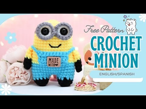 ✿ Minion Crochet Tutorial | How to Crochet Minion Amigurumi | Free Pattern | #crochet #amigurumi ✿