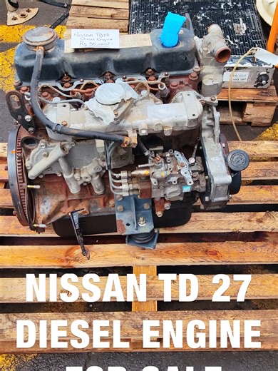 Nissan TD27 Diesel Engine for Sale. Price: Rs 35,000. Call 5941 6682 or 233 1736#fyp #mauritius_tiktok #foryoupage #mauritius🇲🇺 #mauritiusisland #maurice #mru🇲🇺 #mru #moris #secondhand #dieselengines #TD27 #Nissanengine #secondhandengine #foryoupage