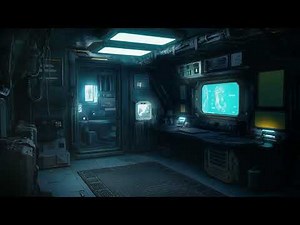 Radio Chatter from Alien Planet Outpost. Sci-Fi Ambiance for Sleep, Study, Relaxation