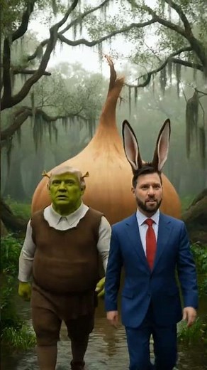 Trump as SHREK? 🧅 "Get Out of My Swamp!"