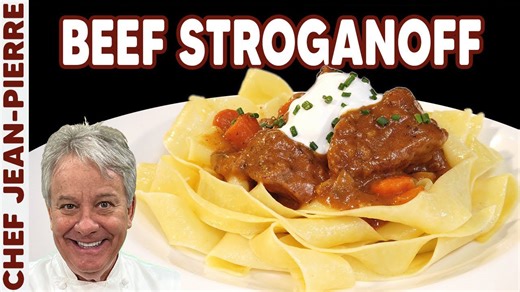 Chef Jean-Pierre’s Classic Beef Stroganoff