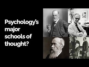 What are the major schools of thought in Psychology?