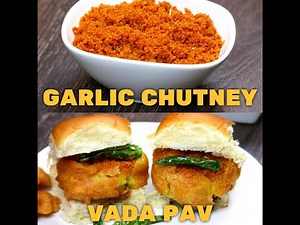 Vada Pav Dry Red Garlic Chutney | Mumbai vada pav chutney recipe | Sowji's Kitchen