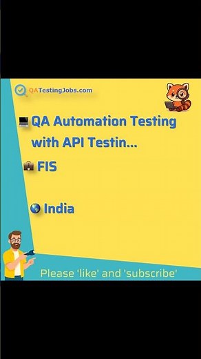 QA Automation Testing with API Testing & Selenium